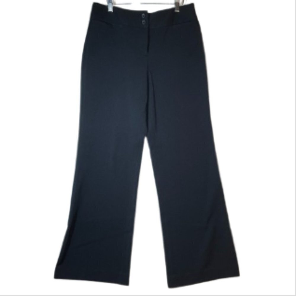 Apt 9 Black Career Wear Straight leg Pants Pearson size 8  28" Inseam